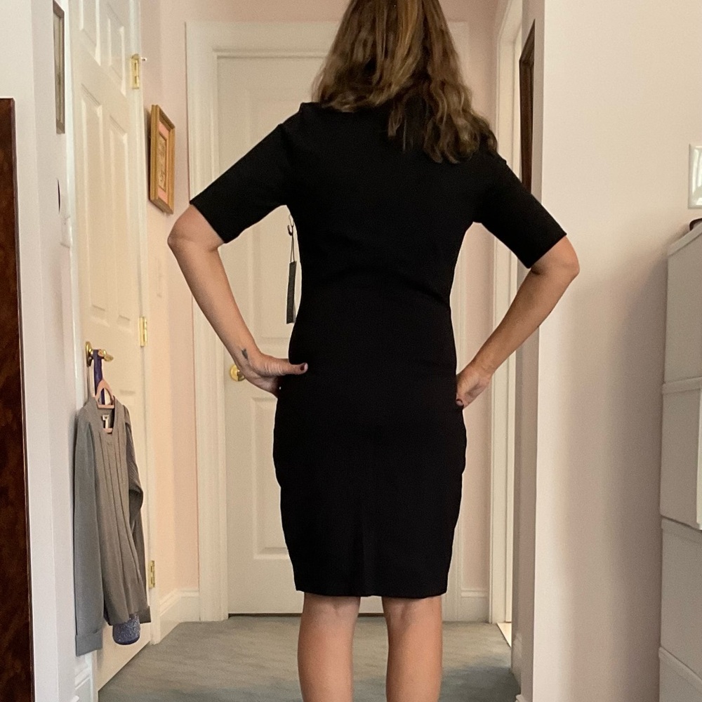 White House Black Market Classic Black Mini Dress